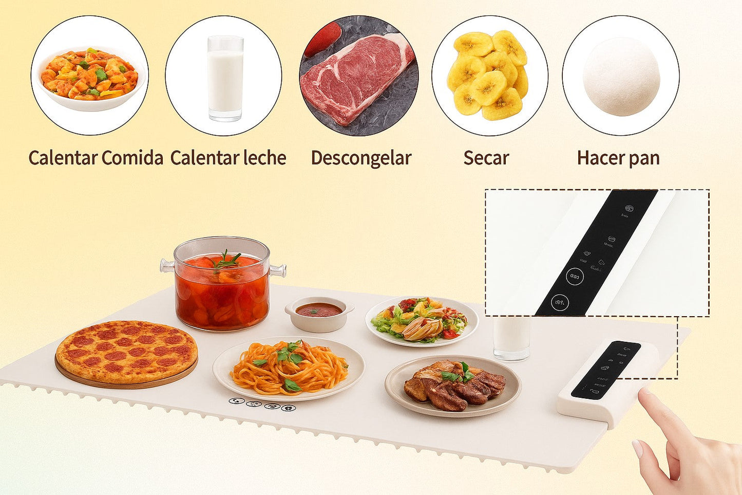 Tapete Calentador de Alimentos